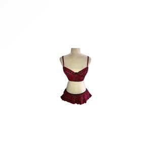 🆕 Frederick’s of Hollywood Plaid Schoolgirl Outfit - Women’s Size Medium